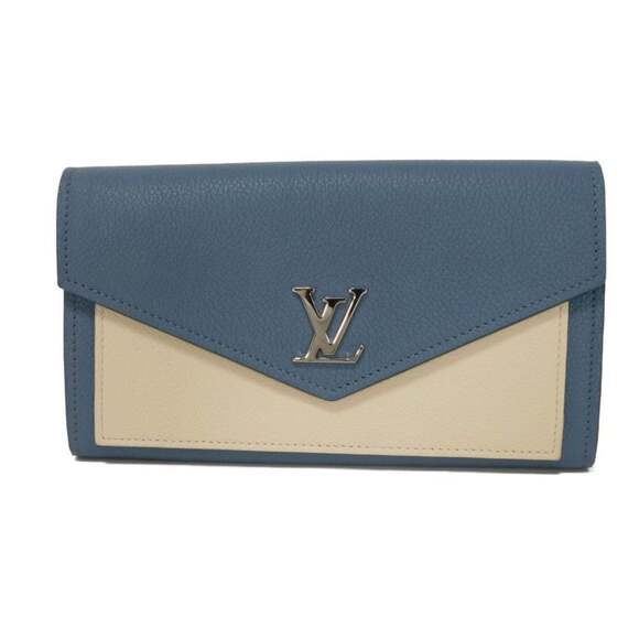 Louis Vuitton My Lock Me Portefeuille Long Wallet with LV Signature Beige Two...